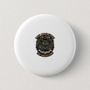 Post Apocalypse Cat Cat Dad Gift Idea - Post Apoca 2 Inch Round Button