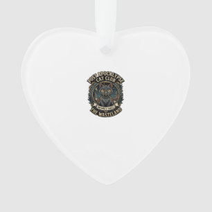 Post Apocalypse Cat Cat Dad Gift Idea - Post Apoca Ornament