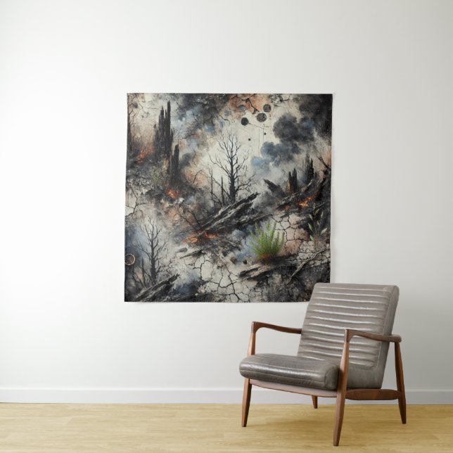 Post-Apocalyptic Art Tapestry (In Situ)