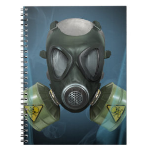 Post-Apocalyptic Gas Mask Notebook