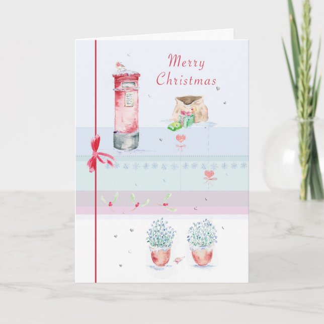 Post box Christmas Card (Front)