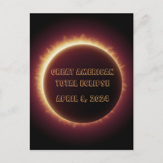 Post Card-Eclipse 2024 Postcard