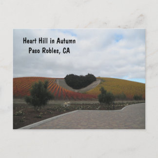 Post Card: Heart Hill in Autumn, Paso Robles Postcard