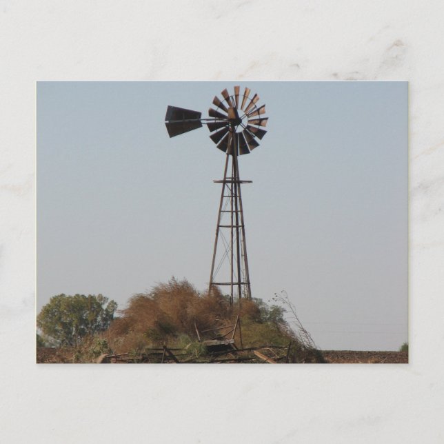 Post card - Kansas windmill (Front)