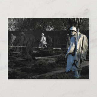 Post Card - Korea War Memorial