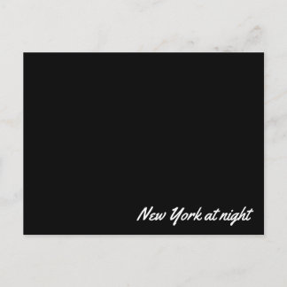 Post card New York at night