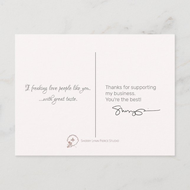 Post Card, Size: Standard Postcard, Paper: Matte, Postcard (Back)