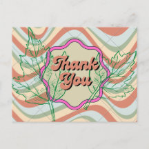 Post Card, Size: Standard Postcard,thank you