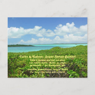 POST CARD/TURKS & CAICOS/SUPER STRESS BUSTER! POSTCARD