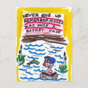 Post Card with funny church signs