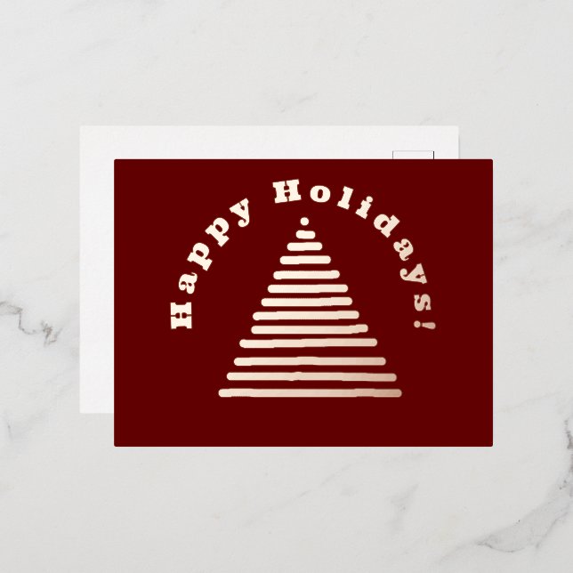 Post Card - Xmas Tree Greetings (Front/Back)