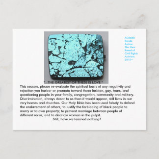 Post cards for LGBT communities to send to church