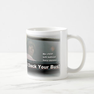 Post Check School Bus Mug