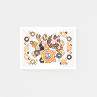 Post-it® 動物とドーナッツ（リメイク）／Animal and doughnut (Remake)