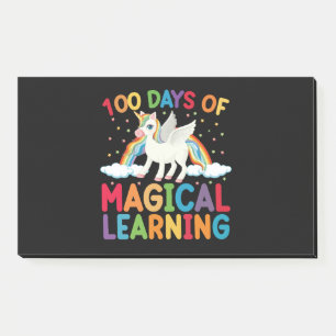 Post-it® 100 jours d'école licorne magique pour filles 
