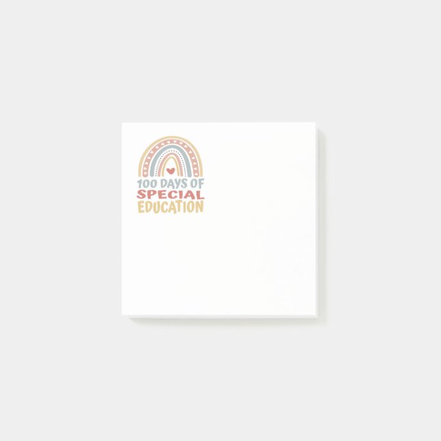 Post-it® 100 jours Éducation spéciale 100 jours d'école Boh (Devant)