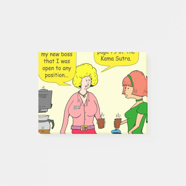 Post-it® 1029 79 positions du dessin animé de Kama Sutra (Devant)