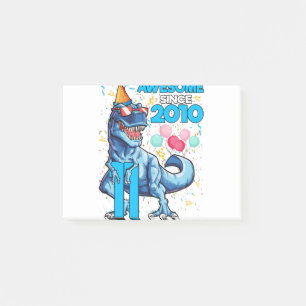 Post-it® 11e anniversaire Dinosaur 11 ans Garçon enfants