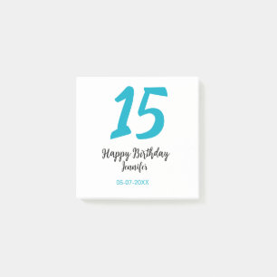 Post-it® 15e anniversaire quiencenera ajouter date année te