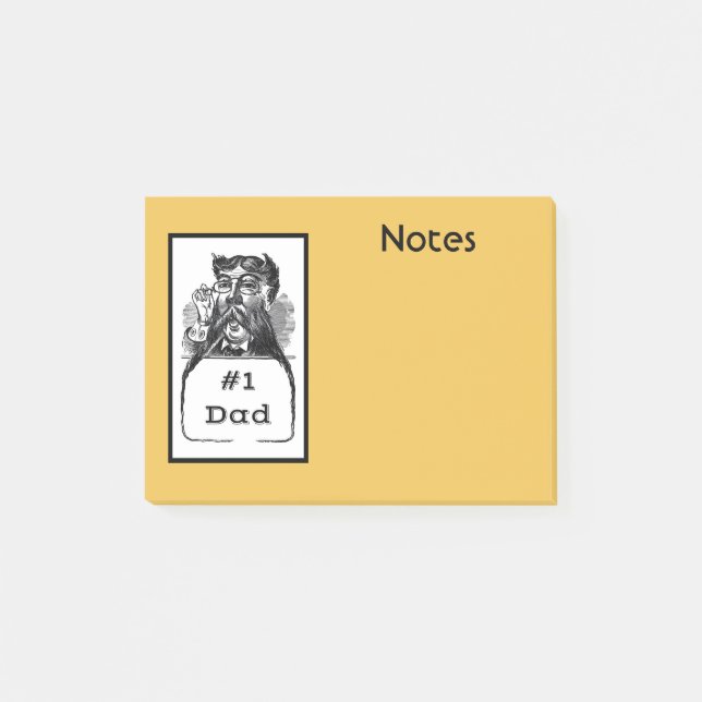 Post-it® #1 Dessin Vintage papa (Devant)