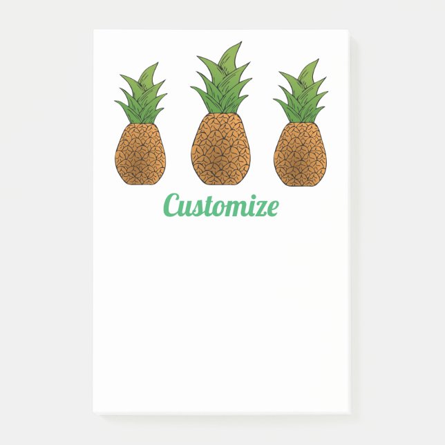 Post-it® 3 ananas Thunder_Cove (Devant)
