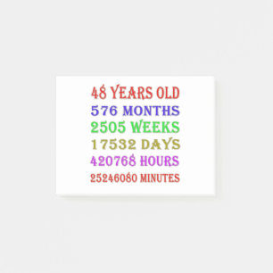 Post-it® 48e anniversaire Jalons