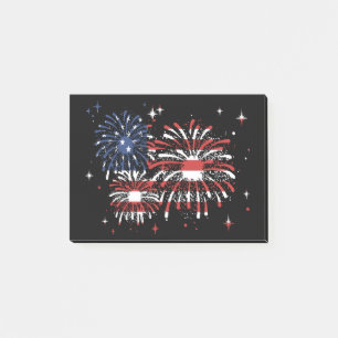 Post-it® 4th Of July USA  Fireworks