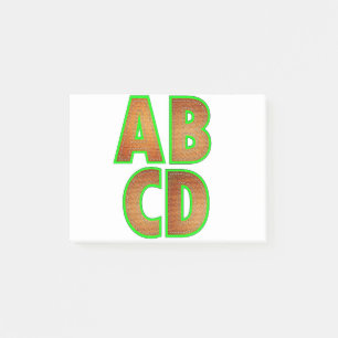 Post-it® 6323Alphabet textile