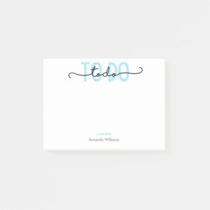 Post-it® À FAIRE - Bleu AJOUTER VOTRE NOM BUJO