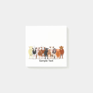 Post-it® a group of cow post it