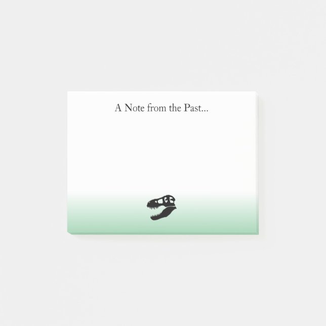 Post-it® A Note from the Past- T. rex Dinosaur Post-its (Devant)