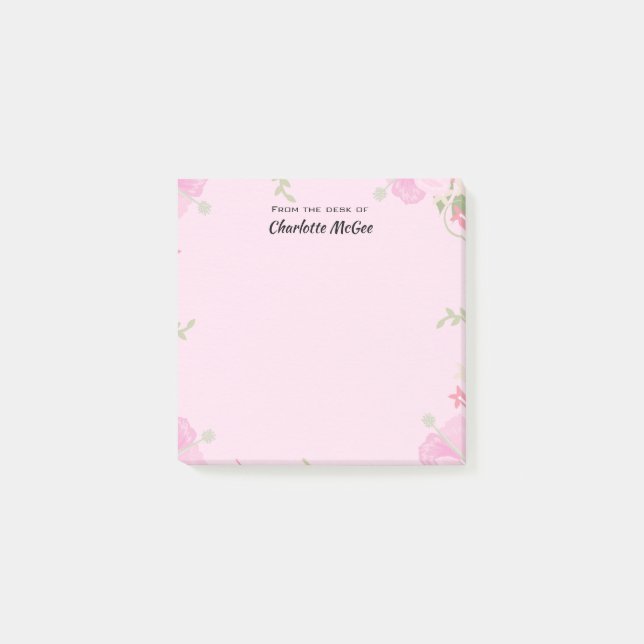 Post-it® À partir du bureau du nom personnalisé (Devant)