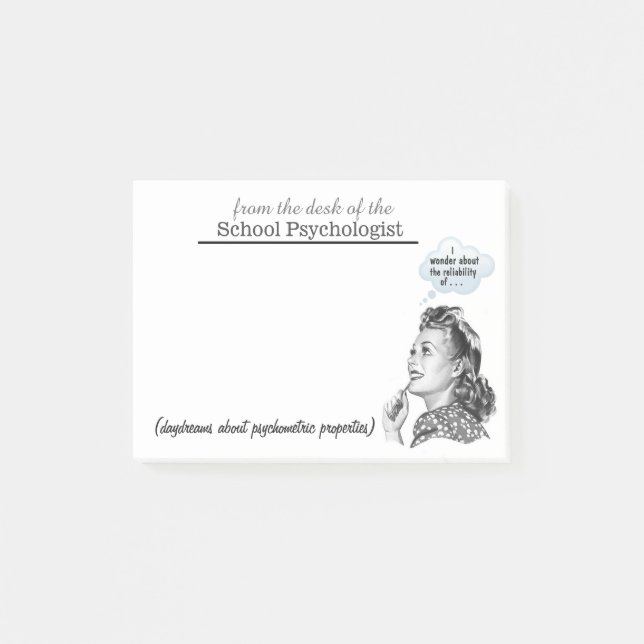 Post-it® À quels psychologues d'école pensez (les post-its) (Devant)