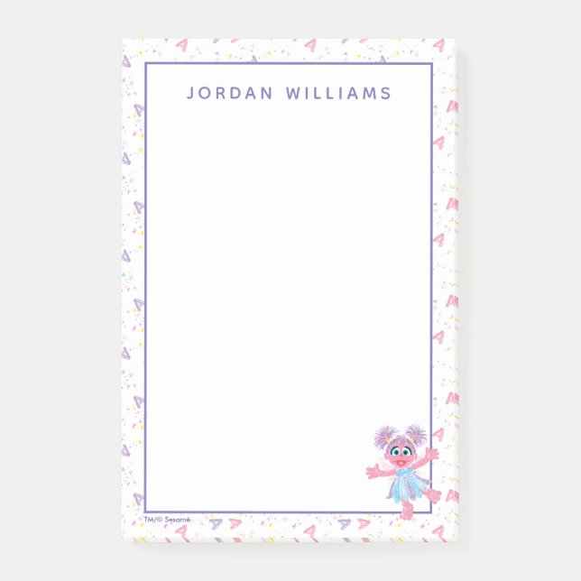 Post-it® Abby Cadabby Sparkle Motif (Devant)
