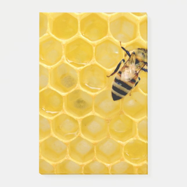 Post-it® abeille et nid d'abeille (Devant)