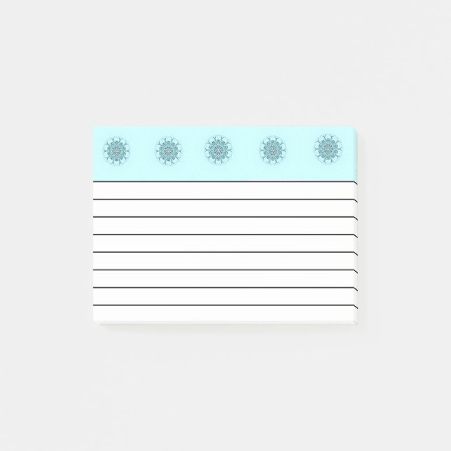 Post-it® Abstract seafoam (Devant)