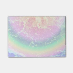Post-it® Abstrait - En feu avec des couleurs arc-en-ciel ps