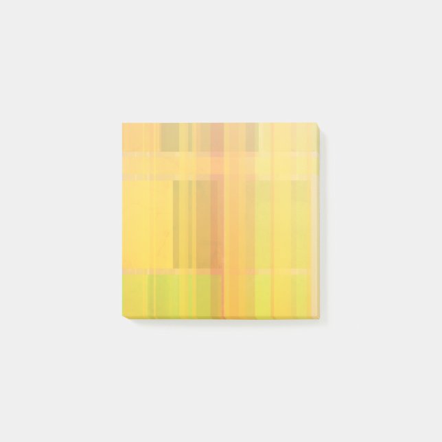 Post-it® Abstrait moderne | Couleurs d'agrumes colorées (Devant)