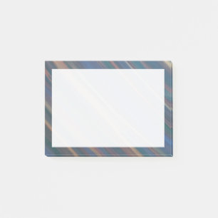 Post-it® Abstrait neutre   Olive Bleu Cuivre Tons de la Ter