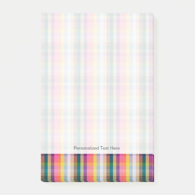 Post-it® Abstrait Scottish Plaid (Devant)