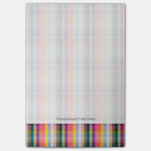 Post-it® Abstrait Scottish Plaid
