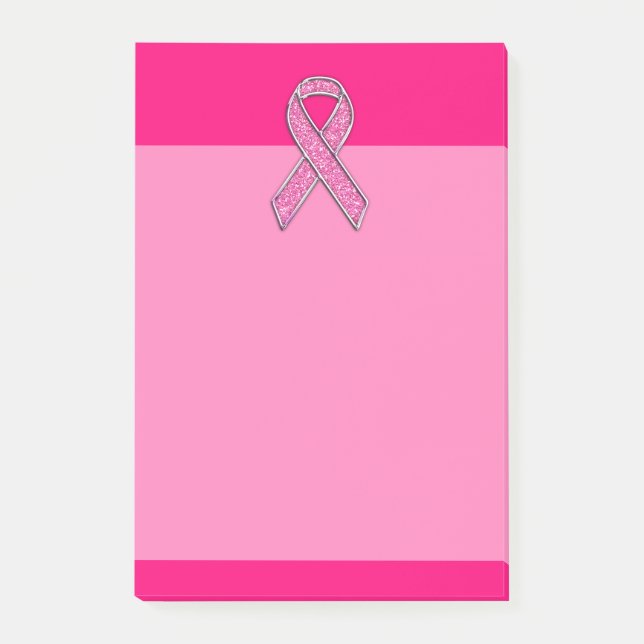 Post-it® Accent Chrome Parties scintillant Style rose Ruban (Devant)