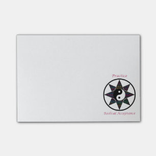 Post-it® Acceptation de radical de pratique