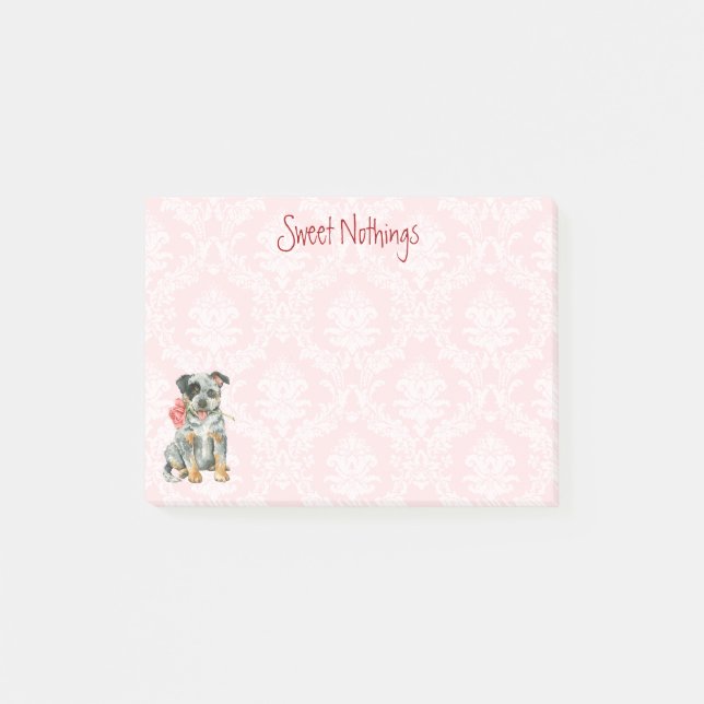Post-it® ACD Rose Valentin (Devant)