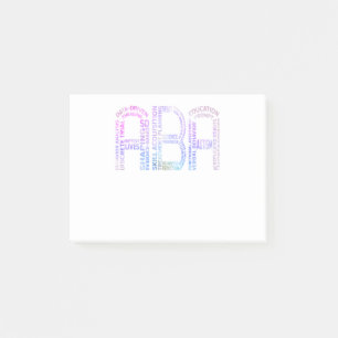Post-it® Acronyme d'ABA mignon