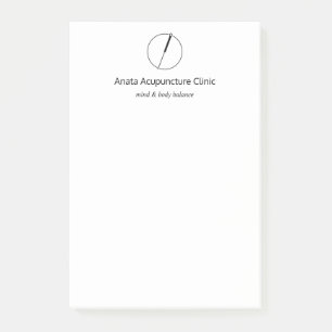 Post-it® Acupuncture Acupuncturiste Logo de l'aiguille