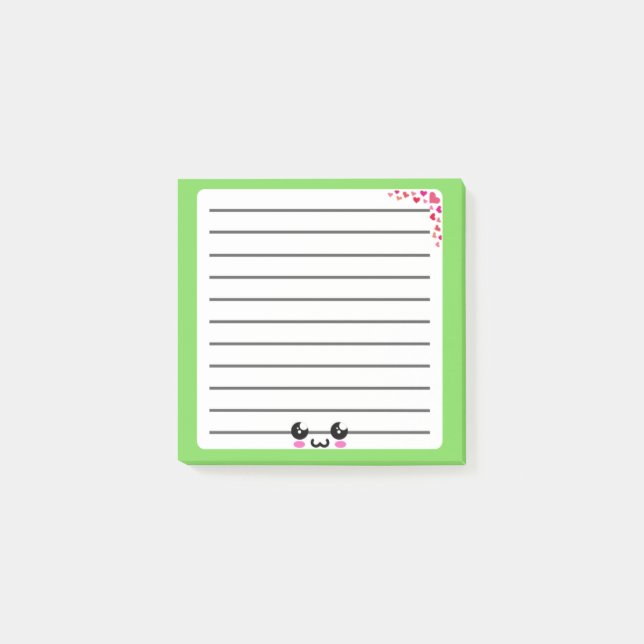 Post-it® Adorable Kawaii Post-It Note (Devant)
