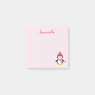 Post-it® Adorable Penguin Saint-Valentin