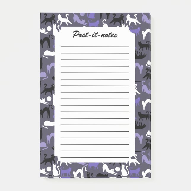 Post-it® Adorable Yoga mignon Pots de chat (Devant)