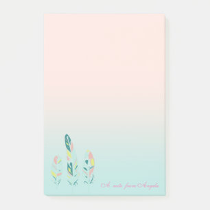 Post-it® Adorables Plumes Modernes Féminines Mignonnes